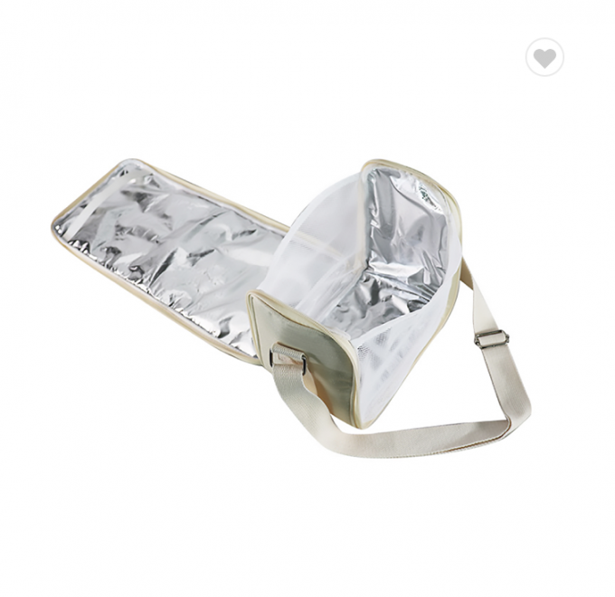 Una spalla colore punto d'onda isolamento cooler borsa portatile per il pranzo 2
