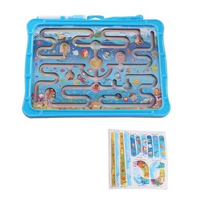 Un buon prezzo. Bambini Ocean Of Joy Magnetic Pen Labirinto Labirinto Gioco di palla Con Tavola da disegno in linea