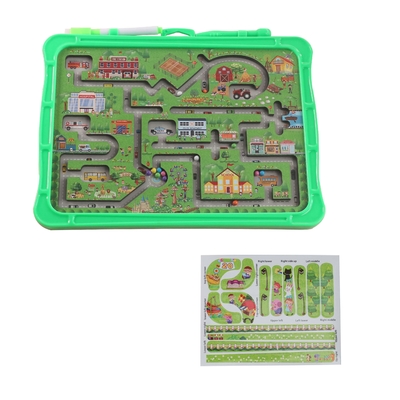 Un buon prezzo. Interattivo perline a rotoli Magnetico Labirinto Gioco di puzzle Jigsaw City Piece Group in linea