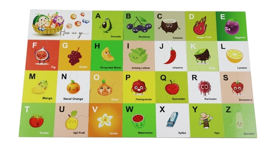 Un buon prezzo. I bambini piano alfabeto frutta puzzle giochi didattici e puzzle per bambini di 5 anni in linea
