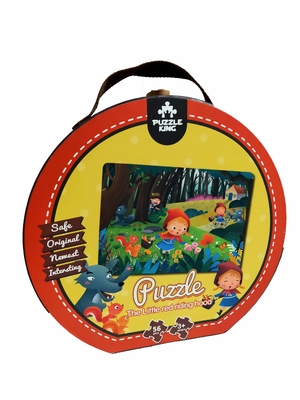 Un buon prezzo. Puzzle in carta grande su misura per bambini in età prescolare 56 PCS Il cappuccio rosso 20 x 14 pollici in linea
