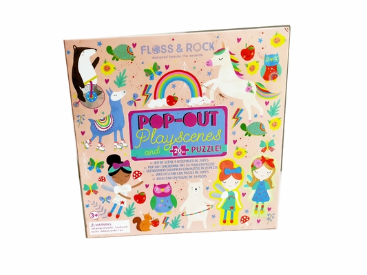 Un buon prezzo. Giant 20pcs Paper Jigsaw Puzzle Pop Out Rainbow Fairy Floor Puzzle in linea