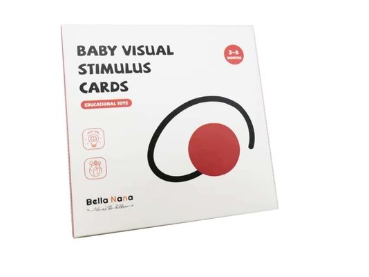 Un buon prezzo. 3-6 mesi Cartoline di stimolazione visiva per neonati Cartoline di contrasto in bianco e nero in linea