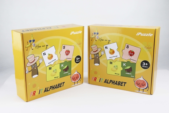 Un buon prezzo. 2Spessore.5 mm Frutta Alfabeto Puzzle 28pcs Vernice Finitura in linea