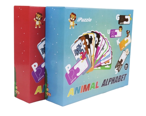 Un buon prezzo. Carta didattica per bambini Eco Puzzle Animali Alfabeto abc Carte di abbinamento Per bambini di 3 anni e più in linea