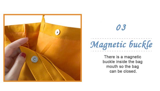230gm Pantone colorato sacchetto di tessuto di cotone Tote per le donne shopping 5