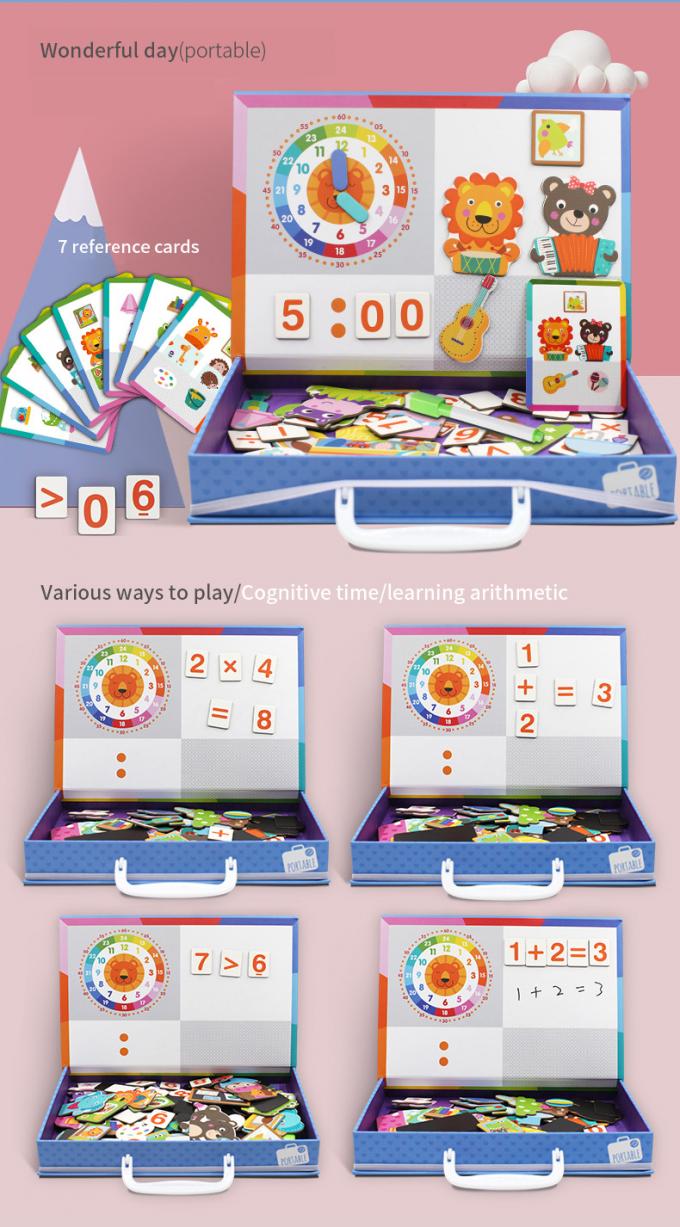 Bambini ECO Magnetic Learning Toys Sticker per l'apprendimento della vita personalizzato 2