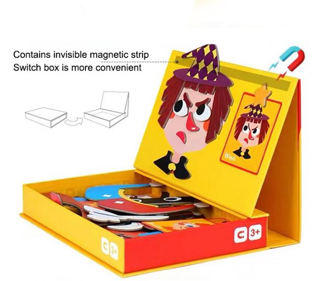 Pre-scuola Magnetico didattico Puzzle Jigsaw Tabella Abito di traffico Per bambini 1