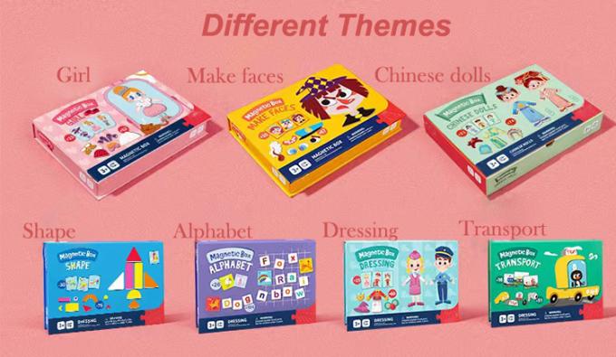 Pre-scuola Magnetico didattico Puzzle Jigsaw Tabella Abito di traffico Per bambini 2