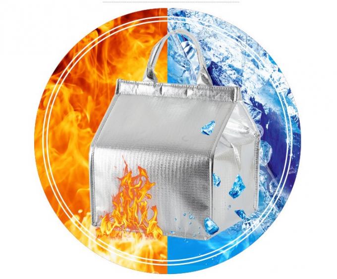 OEM impermeabile Isolazione termica Cooler sacchetto CMYK colorato per la consegna di torte 4