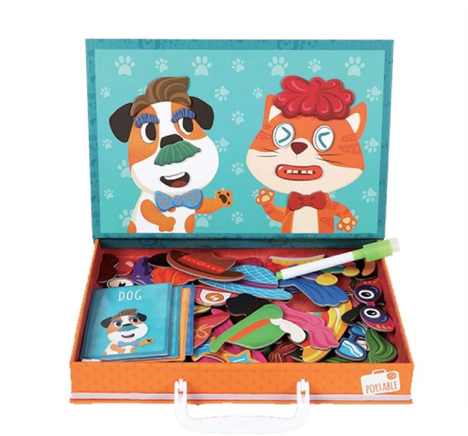 CMYK Animal Educational Magnetic Jigsaw Puzzle Sticker Bambini giocattoli per bambini di 7 anni 1