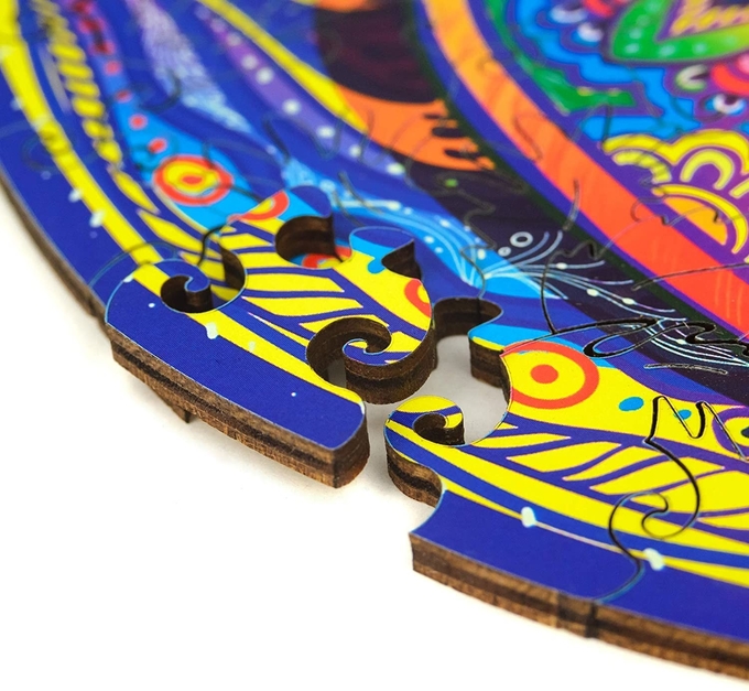Misterioso leone puzzle di legno personalizzato regalo per adulti bambini 1